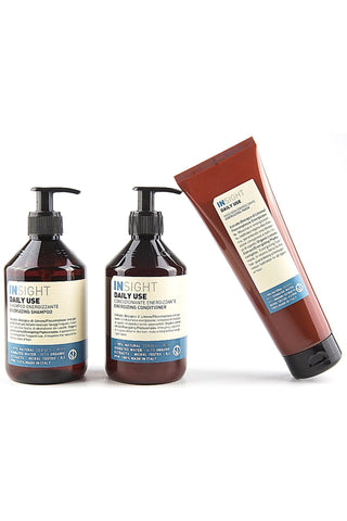 Daily use 400 ml Shampoo + 400 ml Conditioner und 250 ml Maske für die tägliche Pflege aller Haartypen. - Organicshop24