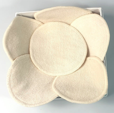 "6 Pack" Waschbare Reinigungs-Pads aus Bio-Baumwolle - Organicshop24